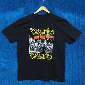 The Casualties For the Punx Punk Rock Band T-Shirt Size XL